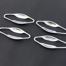 4 pcs/set for 2010- 2013 2014 HYUNDAI IX35 TUCSON ABS Chrome Side Door Handle Cup Bowl Trim Exterior Car Styling Accessories