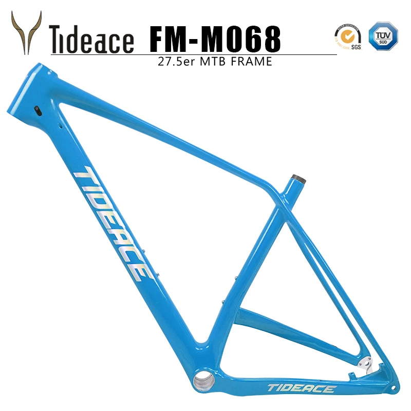 Sale 2019 NEW full mtb carbon frame 27.5er carbon mountain bike frame 27.5 plus full carbon fiber OEM boost mountain frameset 5