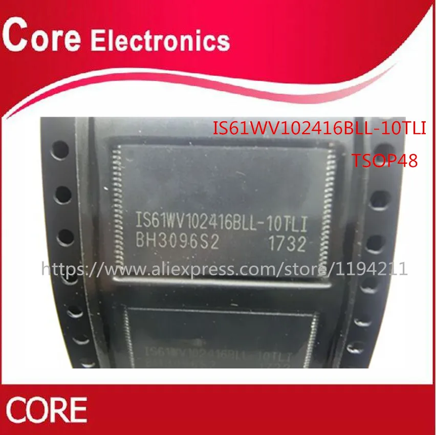 100 шт./лот IS61WV102416BLL-10TLI IS61WV102416 TSOP48 Новинка | Электронные компоненты и