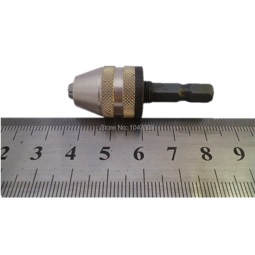 Keyless Drill Chuck Quick Change Adapter Converter Hex Shank
