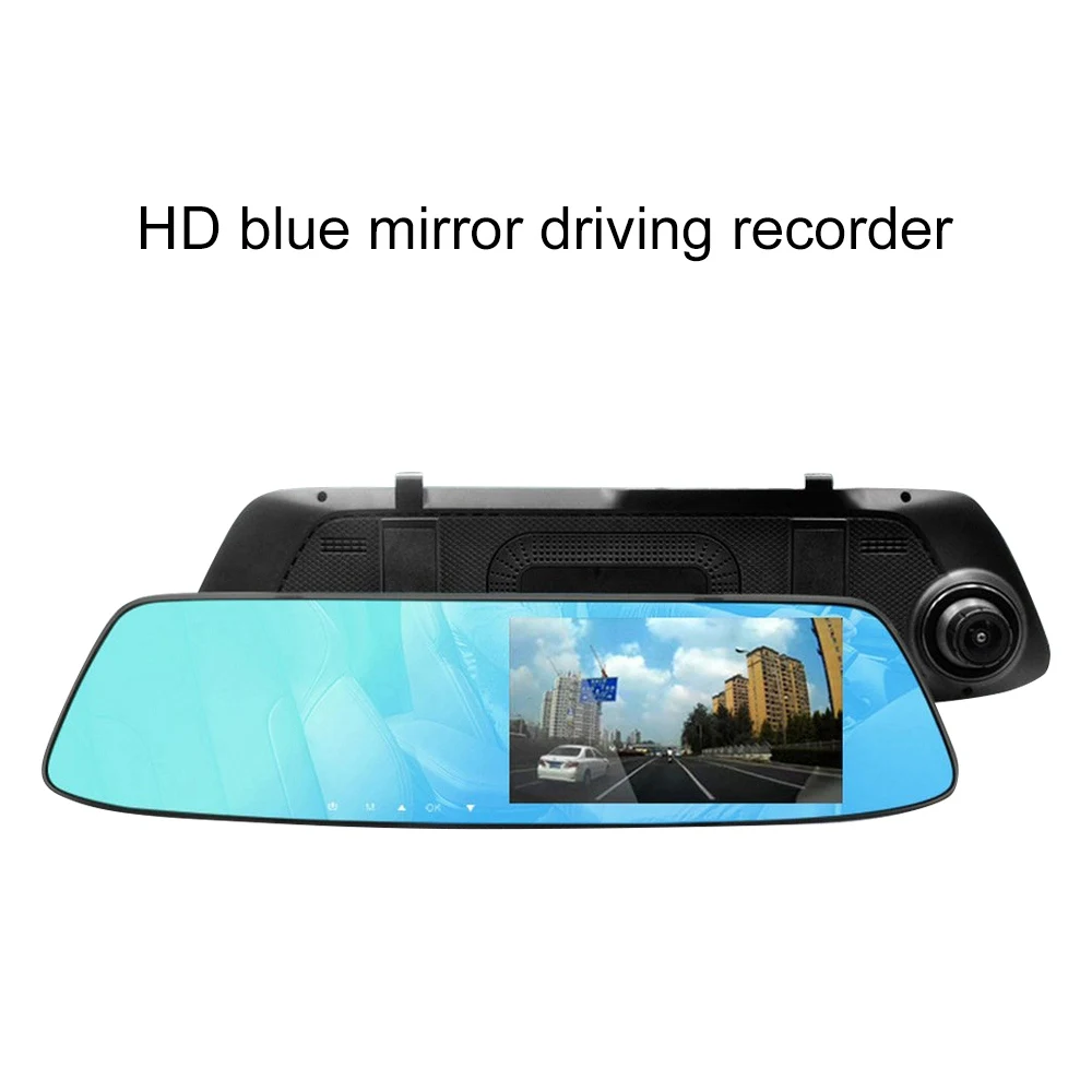

Car DVR Camera HD 5-inch Large Screen Rearview Mirror Video Recorder Night Vision Parking monitor Driving Recorder