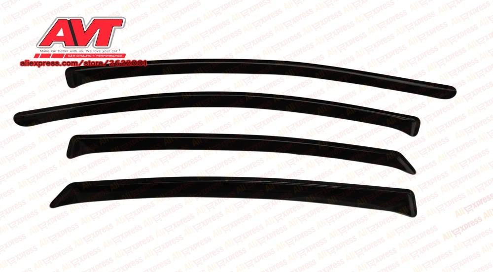 

Deflectors for Hyundai Solaris 2011-2016 sedan 1set\4pcs styling wind window deflector guard auto vent visor rain guards cover