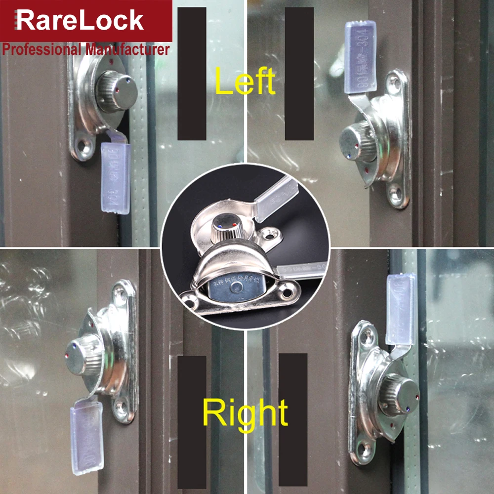 

Rarelock Christmas Supplies Window Lock for Sliding Door Lock Infant Protection Home Security Hardware DIY a