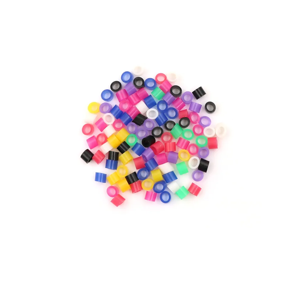 

100pcs Multi-Color Autoclavable Disinfection Orthodontic Universal Circle Silicone Dental Instrument Color Code Rings