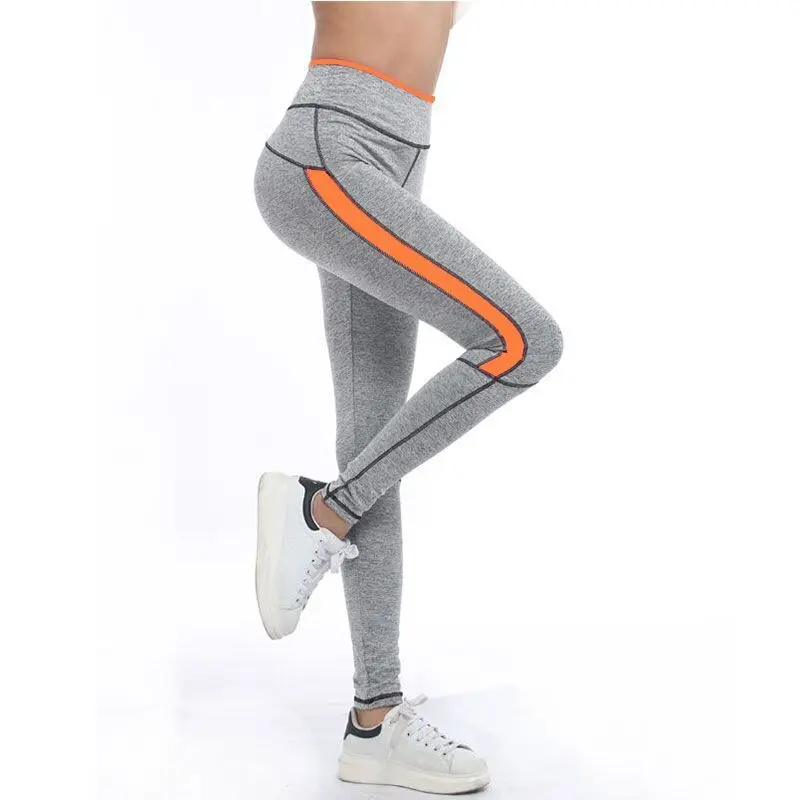 2017-Women-Lady-Activewear-Pink-Legging-Spring-Summer-light-grey-Pant-Autumn-High-Waist-Leggins-1208 (1)