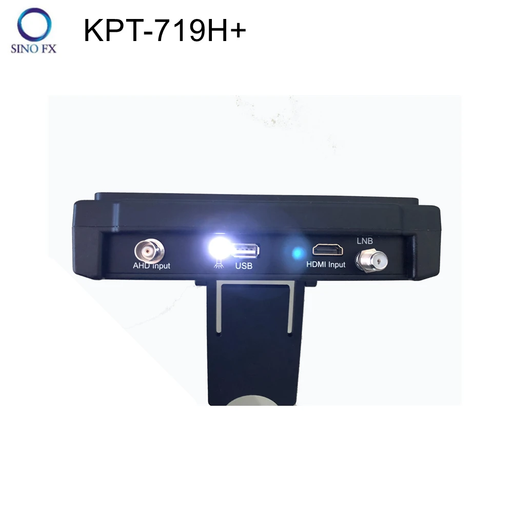 7 дюймовый ЖК экран KPT 719H + AHD DVB S2 спутниковый finder 1080p satfinder метр и монитор с AHD/HDIM/AV