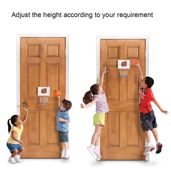 

Children Kids Mini Basketball Hoop Toys Suck Wall-Mounted Stand with Pump Sport Toy Set EDF88