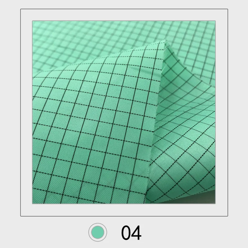 Размер 100 см* 150 см сетка ткань без пыли антистатическая ткань полиэстер делая для чистой одежды ткань - Цвет: 04