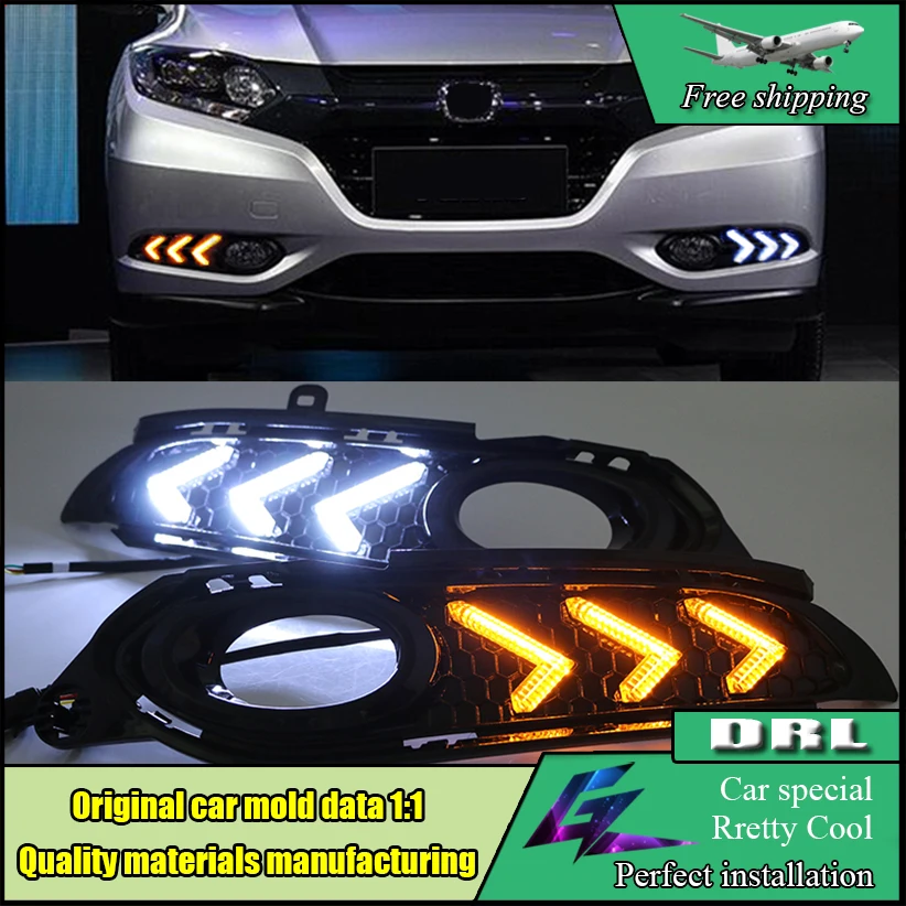 Car Styling LED Daytime Running Light DRL For HONDA HRV HR V 2014 2015