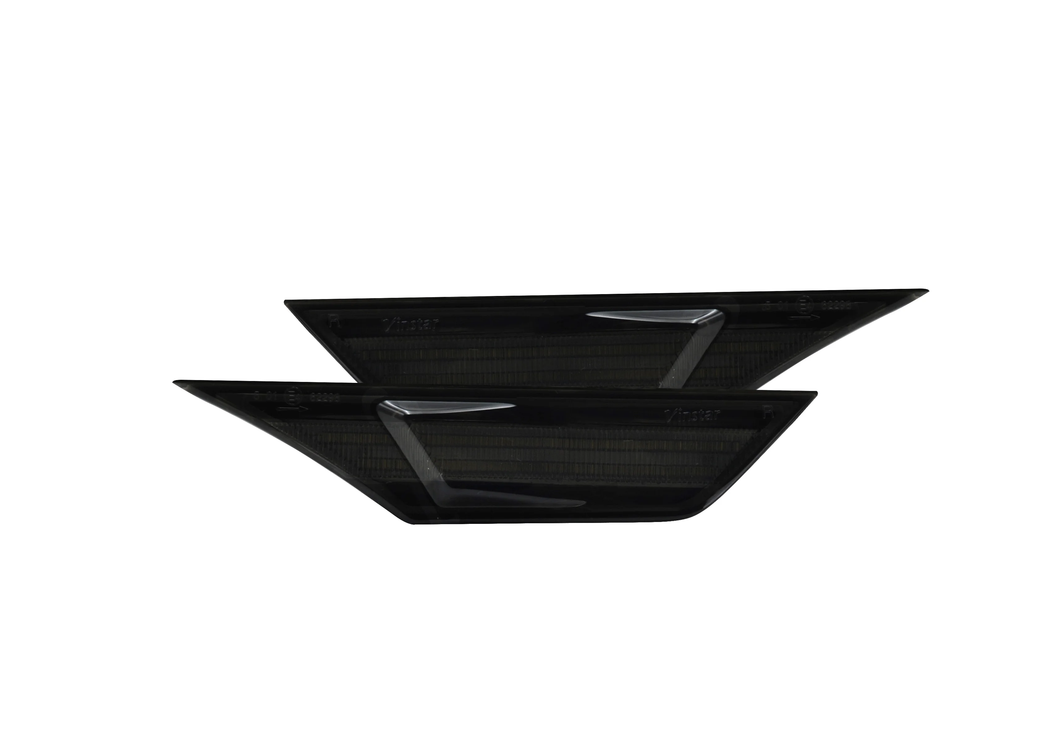 1Pair Smoked Front Flares Side Marker LED Side Marker lamp Auto Car Turn Signal Lights For Honda Civic