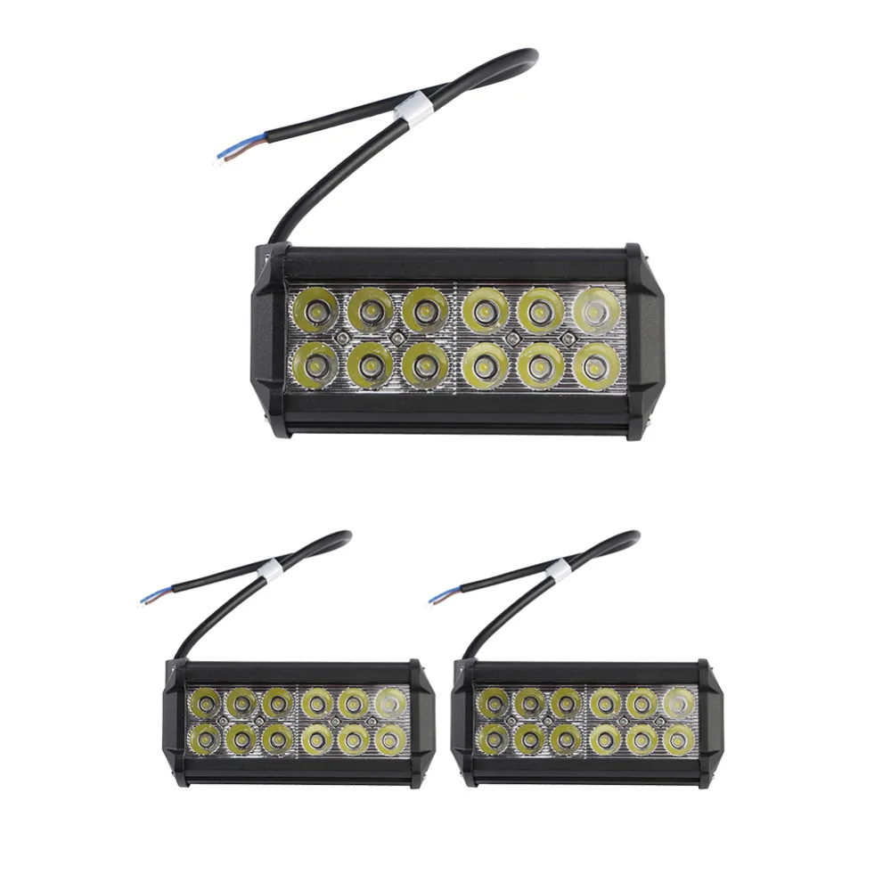 2 шт. LED 36 Вт светодиодный свет бар Водонепроницаемый led offroad Off Road дальнего света с 2520Lm 12*3 Вт LED для автомобилей Грузовик Лодка