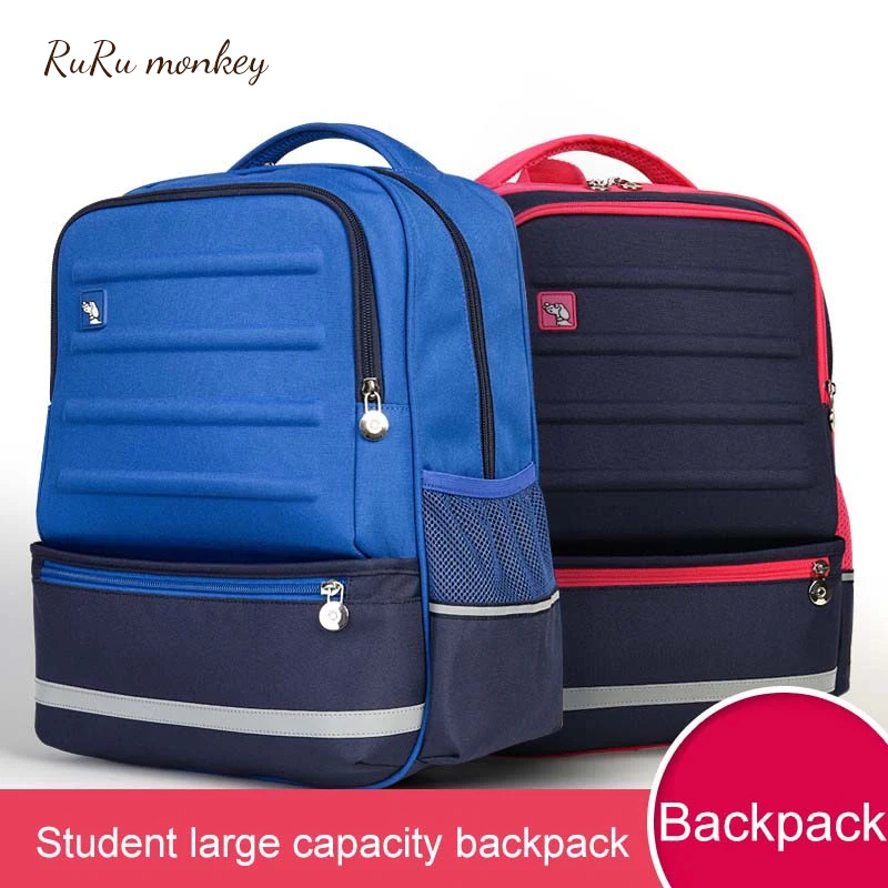 

School Backpacks For Children Kids Books Bags High Quality Large Capacity School Bags Teenage Stripe Fashion Mini Backpack