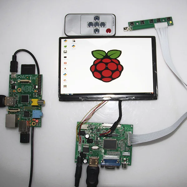 N070ICG LD1 для RasPi RPI Raspberry pi VGA 2AV HDMI ЖК-дисплей плате контроллера 7 дюймов 1280*800 40pin LVDS
