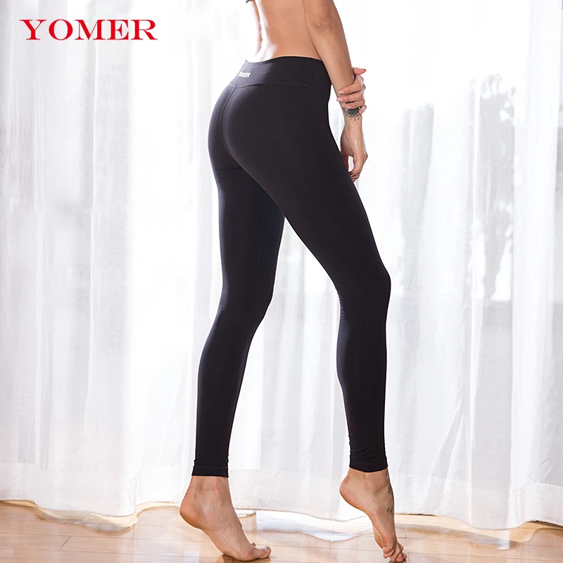 YOMER Sexy Shaping Hip Yoga Pants Women Fitness Tights Workout Gym
