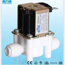 Нормально закрытые высокого давления N/C DC 12 V 2 Way 1/4 дюймов хлыст RO машина питьевой фонтаны воды электромагнитный клапан