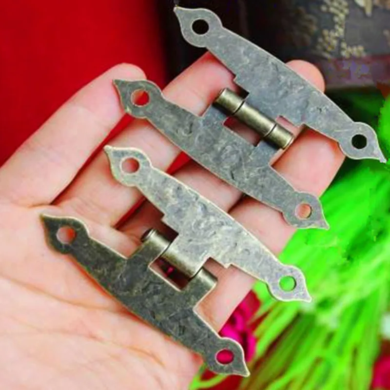12pcs Wooden Box Hinge Antique H-Type Hinge Metal Hinge 4-Hole Flat Door Hinge Link Tablets for Jewelry Boxes Furniture Fittings 12pcs Wooden Box Hinge Antique H-Type Hinge Metal Hinge 4-Hole Flat Door Hinge Link Tablets for Jewelry Boxes Furniture Fittings