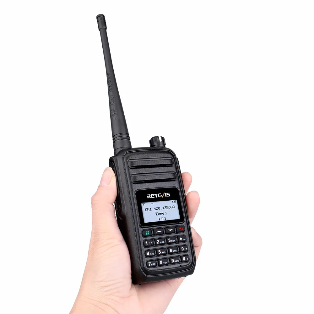 RETEVIS RT80 DMR Ham Radio Digital Walkie Talkie 5W UHF Mixed Receive VOX FM Radio PortableTwo-Way Radio Amador Hf Transceiver
