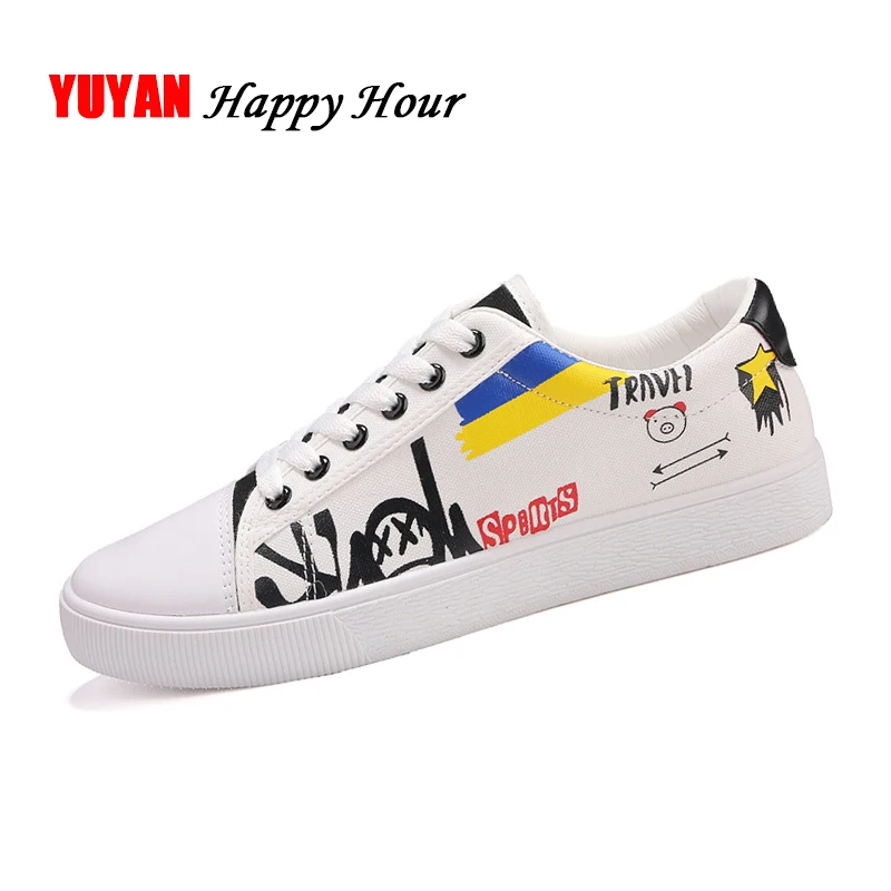 

Mens Canvas Shoes Breathable Cloth Cool Street Shoes Black White Brand Sneakers Men's Casual Shoes KA274
