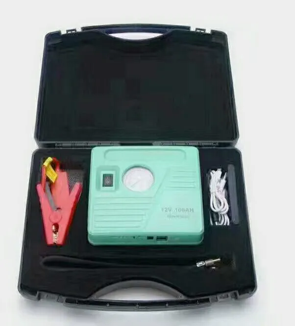 

New Car Jump Starter Air Pump 12V Emergency Lighter Starting Device Car Charger For Car Battery Booster Power Bank