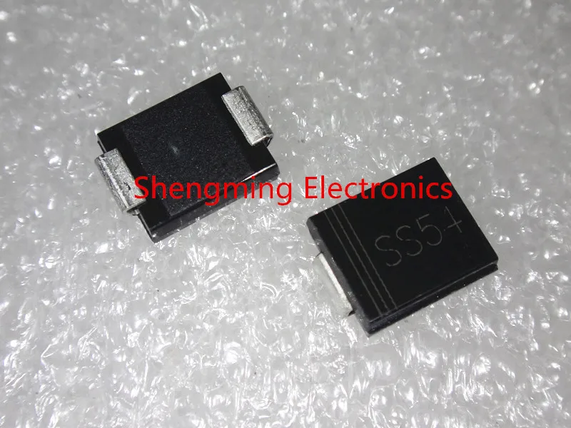 50 шт. SMD SS54 SK54 1N5824 SMC 5A 40 в диод | Электронные компоненты и принадлежности