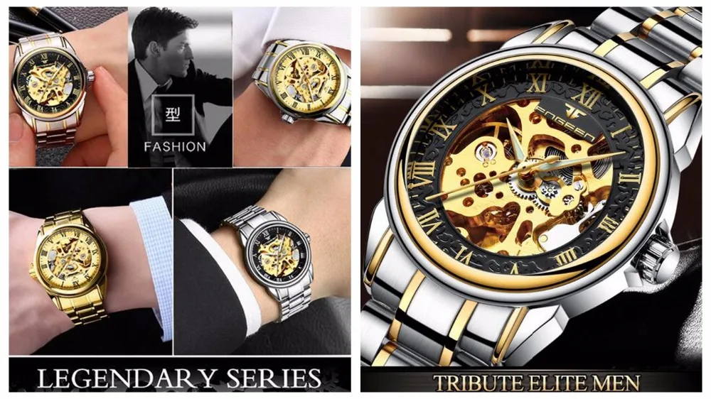 Nuovi orologi meccanici automatici con luce blu alla moda, orologi da uomo di lusso, orologi da polso casual con calendario, regali maschili_voghion.com