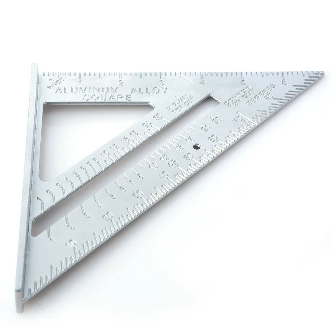 Треугольная линейка столярных измерительных инструментов Rafter speed lite компоновочный инструмент треугольный угол Столярный Квадрат 7 дюймов скоростной квадрат