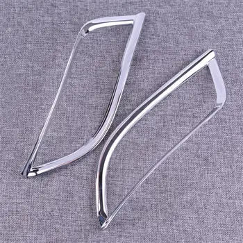 

DWCX New Car Styling Silver ABS Rear Bumper Fog Light Lamp Cover Trim Molding Sticker Accessories Fit For Jeep Compass 2017 2018