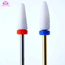 Керамический инструмент фреза для ногтей сверло бурр Электрический Маникюр машина инструменты и аксессуары Маникюр дрель Маникюр Педикюр