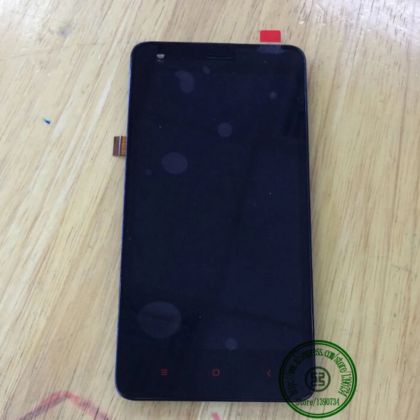 Full LCD Display Touch Screen Digitizer Assembly With Frame For Xiaomi Redmi2 Hongmi 2 Red Rice 2 Mobile Phone Replacement Parts