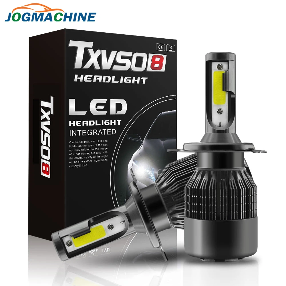 

JOGMACHEINE Car Headlight 2Pcs LED H1 H3 H4 H4 H L H7 H8 H9 H11 H13 H L 5202H16 9005 HB3 9006 HB4 9004 9007 H L 880 881 H27