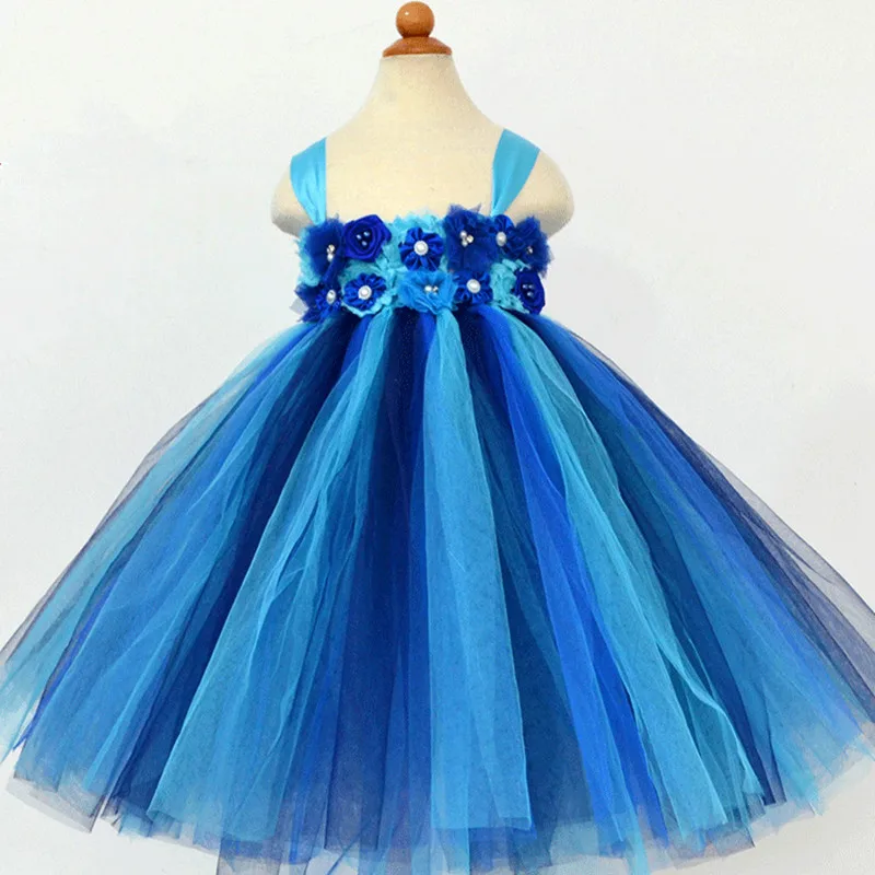 1-8Y Princess Flower Girl Dress Kids Party Pageant Wedding Bridesmaid Tutu Dresses Tulle Girl Costumes Birthday Party Gown Dress 1-8Y Princess Flower Girl Dress Kids Party Pageant Wedding Bridesmaid Tutu Dresses Tulle Girl Costumes Birthday Party Gown Dress