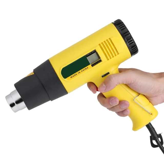 AC 220V Hot Air Heat Gun 2000W Electric Blower Hot/Cold Wind Heat Gun Adjustable Temperature Air Volume Heating Gun Power Tools