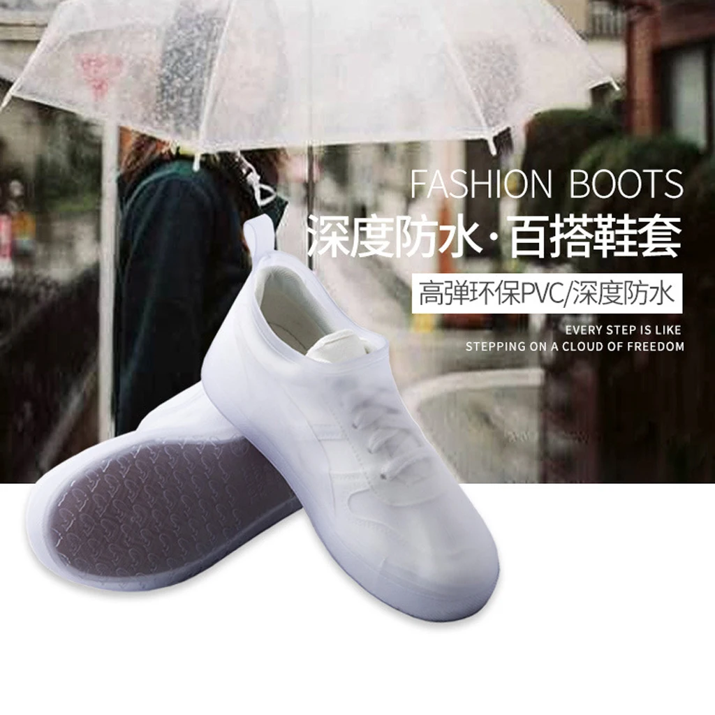 Motorcycle Rain Cycling Waterproof Shoe Covers Bicycles Thickener Scooter Non-slip Boot Over Shoes Reusable Waterproof Boot