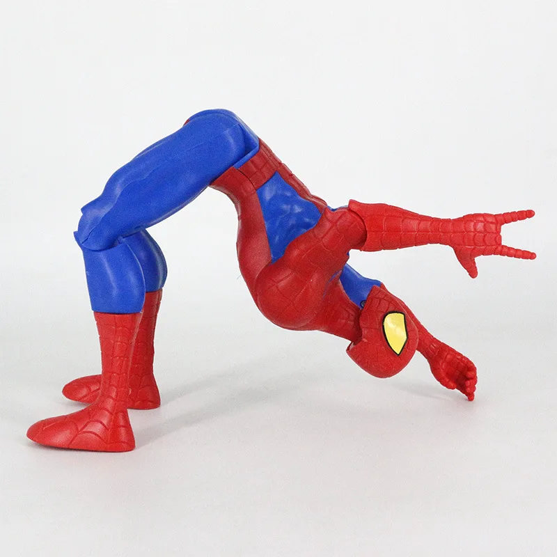 30 см Marvel Мстители Человек-паук с светильник Музыкальная фигурка куклы игрушки ПВХ фигурка Коллекционная модель игрушки