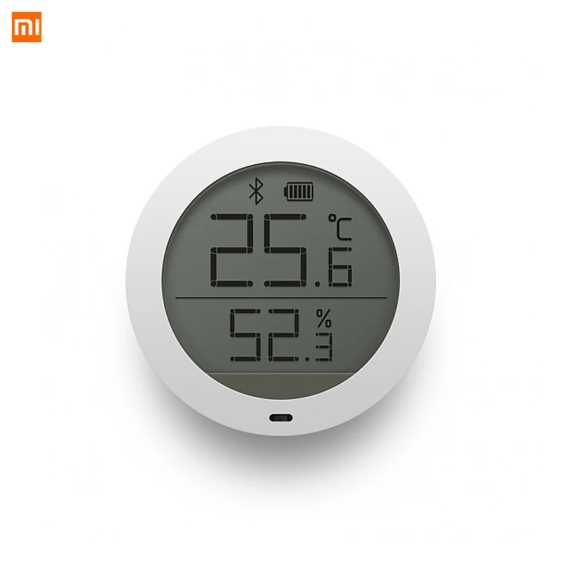 Xiaomi Mijia Bluetooth датчик температуры и влажности приложение контроль Встроенный ЖК