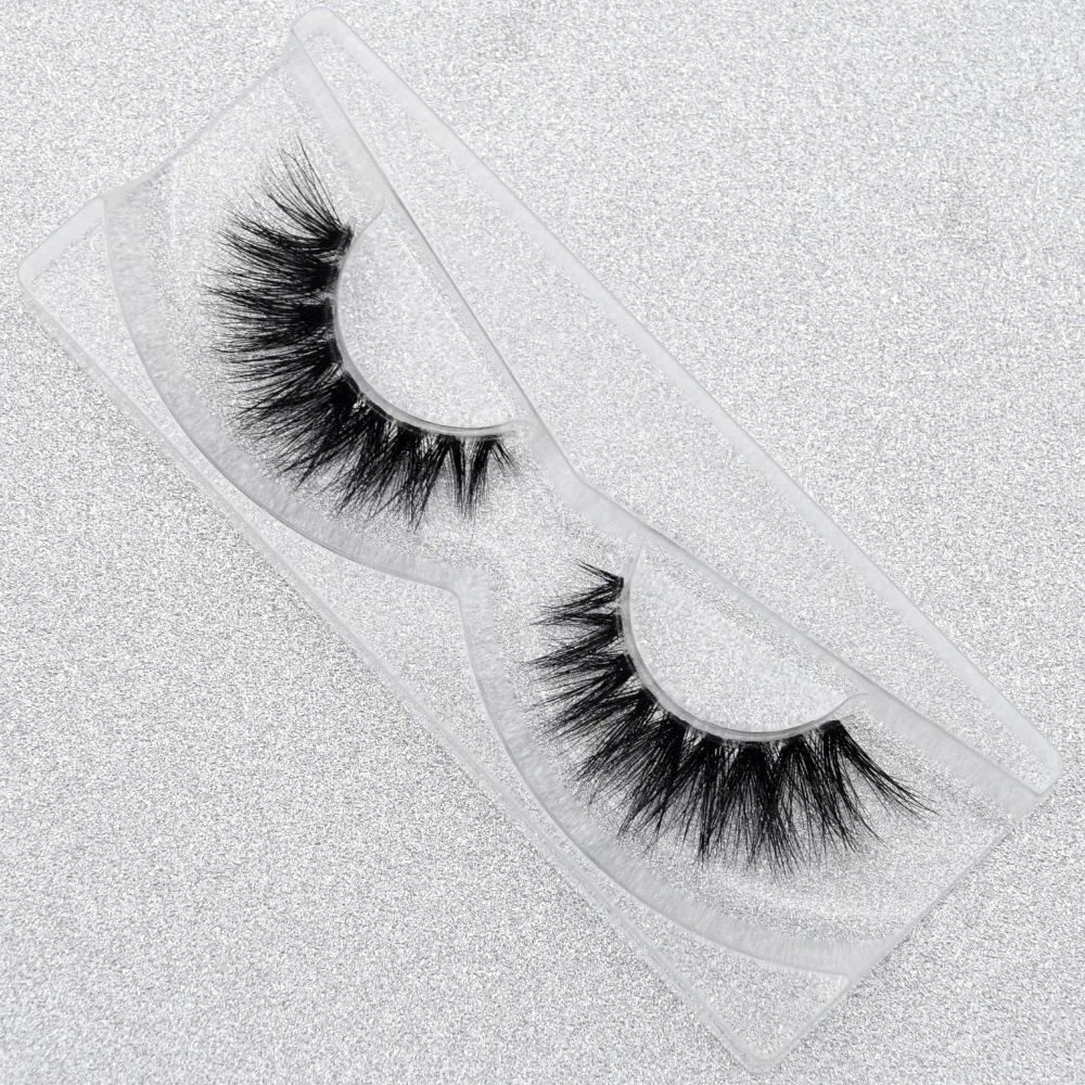 Visofree Lashes 3D норковые ресницы Многоразовые Накладные ресницы "крест-накрест" драматические ресницы легкие невидимые Ленточные ресницы 1 шт