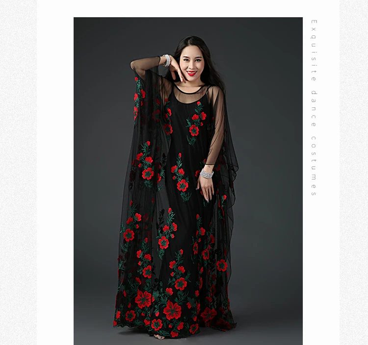 Новое высококачественное платье для танца живота/халат для женщин/Женские спортивные костюмы YC034