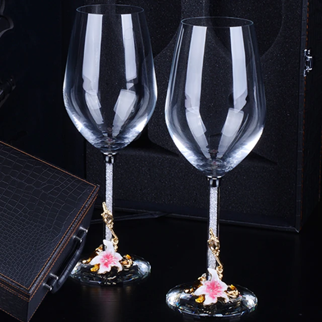 Modern Red or White Wine Large High Foot Glasses No-lead Tall Long Stem,Gift  Box-for Anniversary,Wedding,and Christmas–for Bar - AliExpress