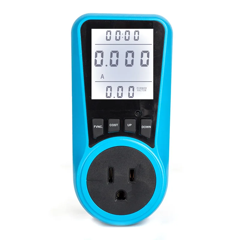 

American Backlight Power Metering Socket Electric Power Monitor Intelligent Billing Socket Electric Meter