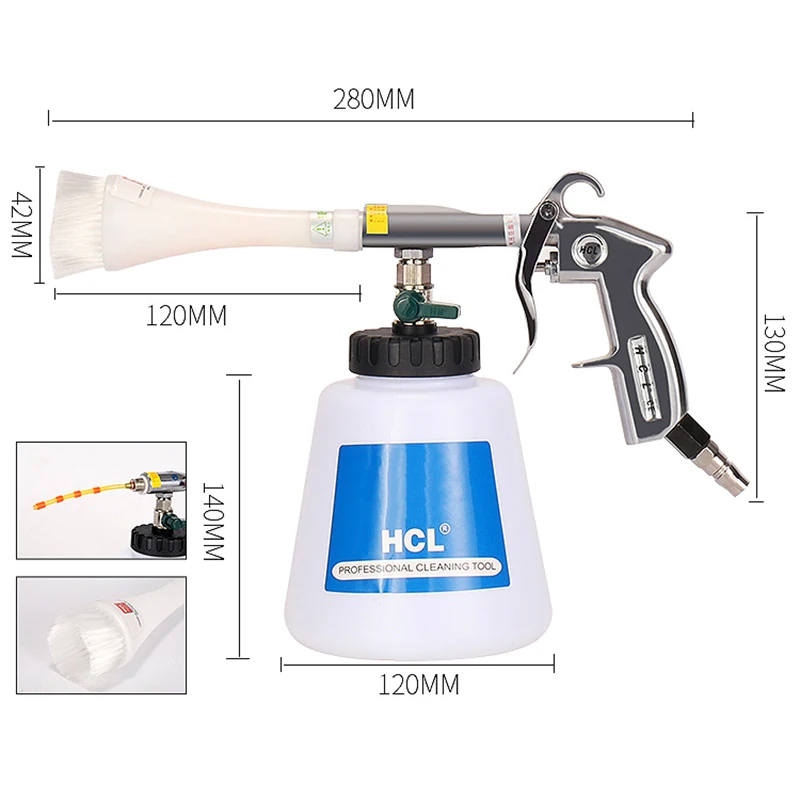 Tornado мойка высокого давления автомобиля водяной пистолет автомобиля Химчистка пистолет Глубокая очистка приспособления для мытья Tornado