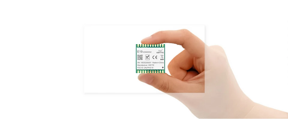 SX1278 LoRawan LoRa 433 МГц модуль 20dMm E19-433M20S2 SMD беспроводной передачи SPI интерфейс большой диапазон отверстие для штампа