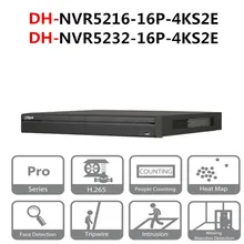 Dahua NVR POE NVR5216-16P-4KS2E NVR5232-16P-4KS2E 16CH 32CH с 16 PoE портами 4K& H.265 Pro сетевой видеорегистратор