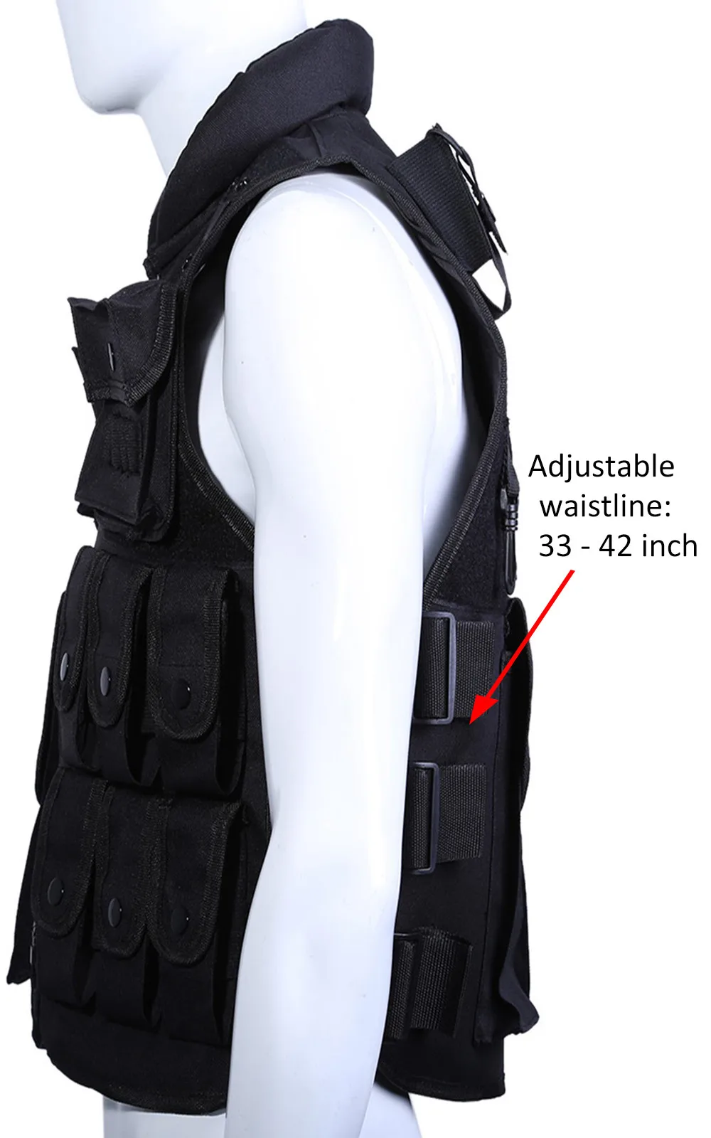 Details about   600D Tactical Vest Outdoor Equipment Breathable Combat Training Vest for Mens 