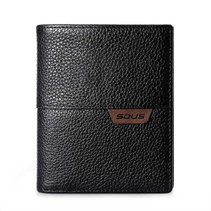 

leather carteira brand Men wallet wallet 2018 new free shipping purse