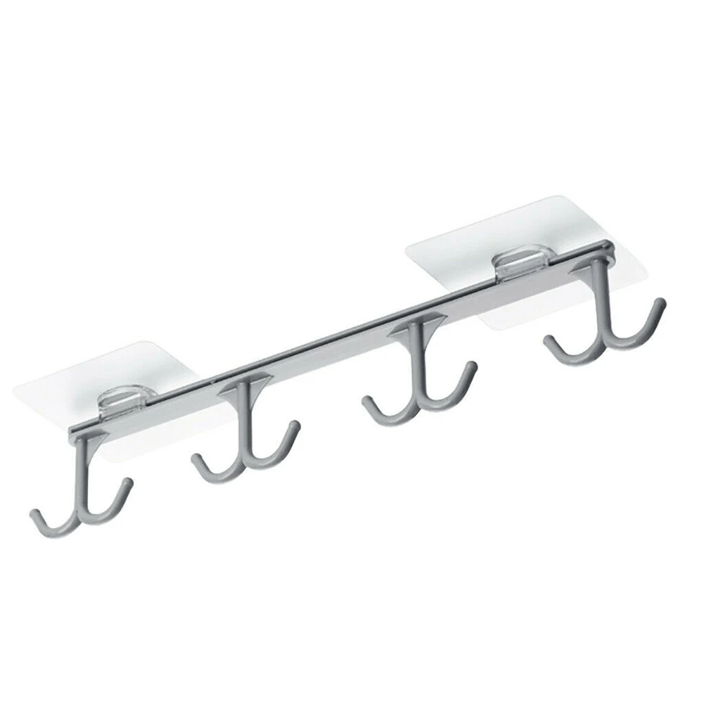 

Adhesive Multifunction Wardrobes 8 Hook Storage Rack Modern Cupboard Organizer Under Cabinet Sundries Holder Hanger Kitchen