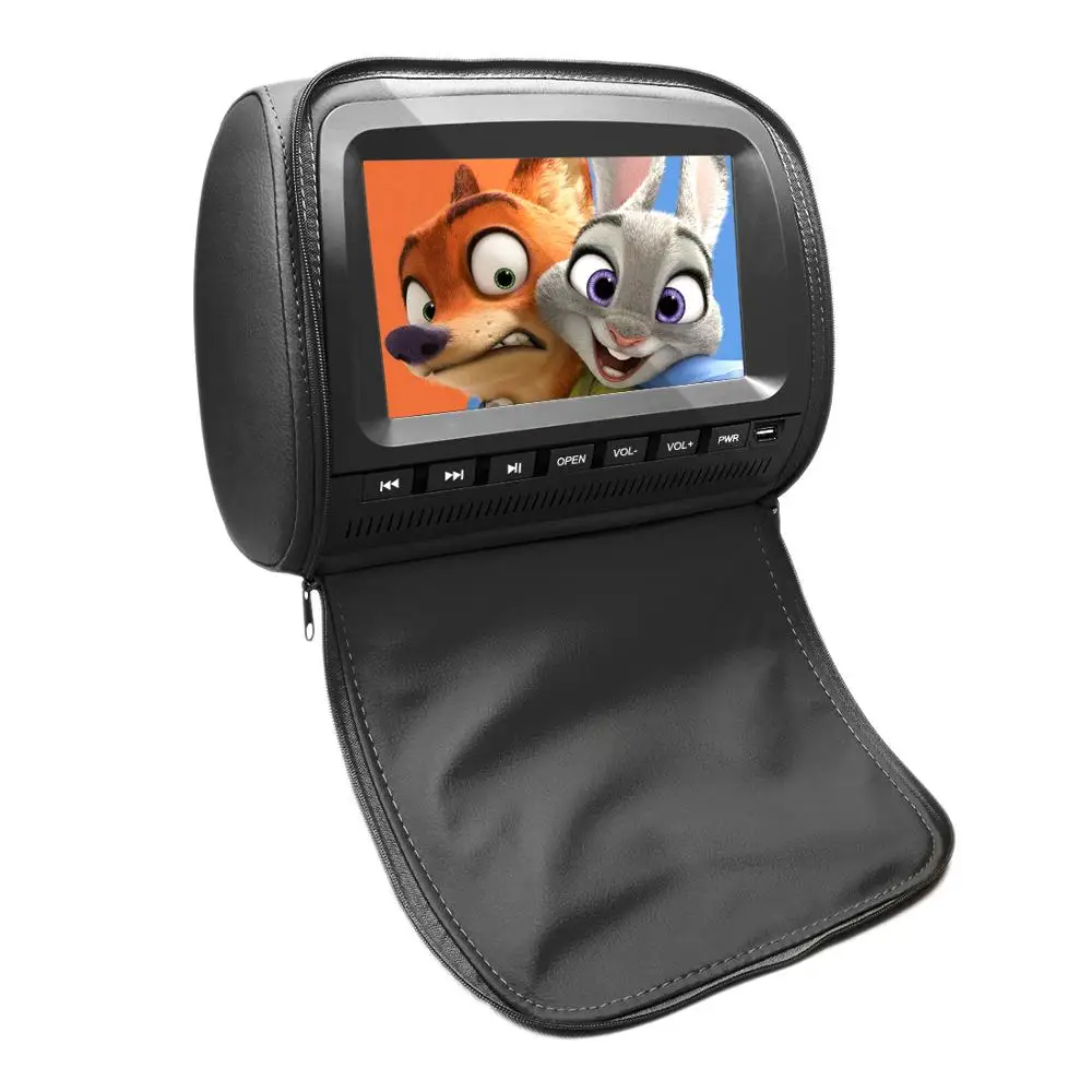 9 дюймовый автомобильный монитор на подголовник 800*480 TFT LCD Автомобильный DVD