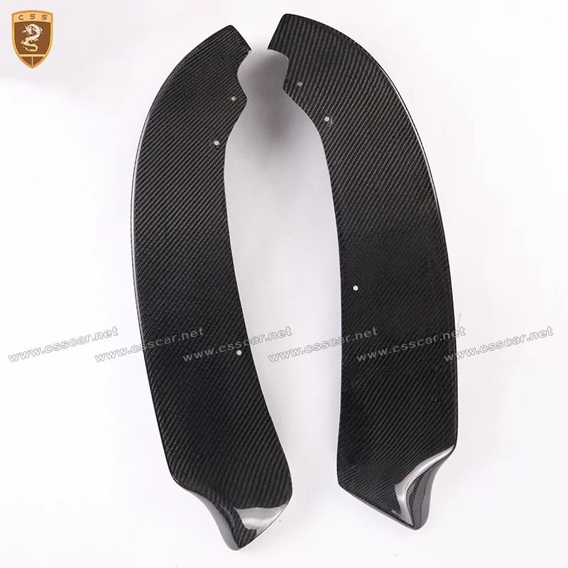 

P style Carbon Fiber Front Bumper Lip Splitters For BMW 3 Series E90 318i 320i 325i 2008 2009 2010 2011 Car Accessories