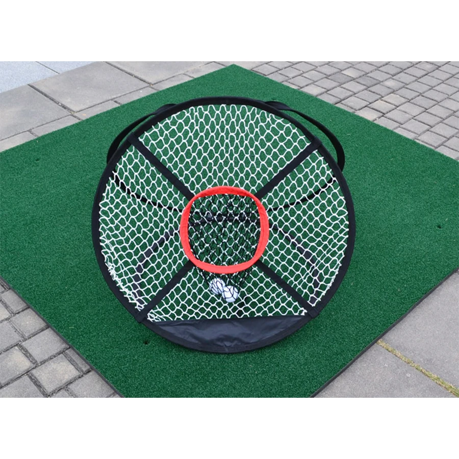

Golf Net Practice Chipping and Driving Collapsible Portable Golf Bundle Pop Up Net Accuracy Swing Net for Indoor Outdoor
