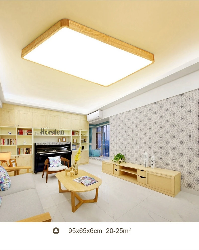 Nordic Simple Modern OAK Wood Ceiling Lamp Ultra thin Japanese LED Ceiling Lights For Bedroom Living Room Kitchen Study Balcony (27)