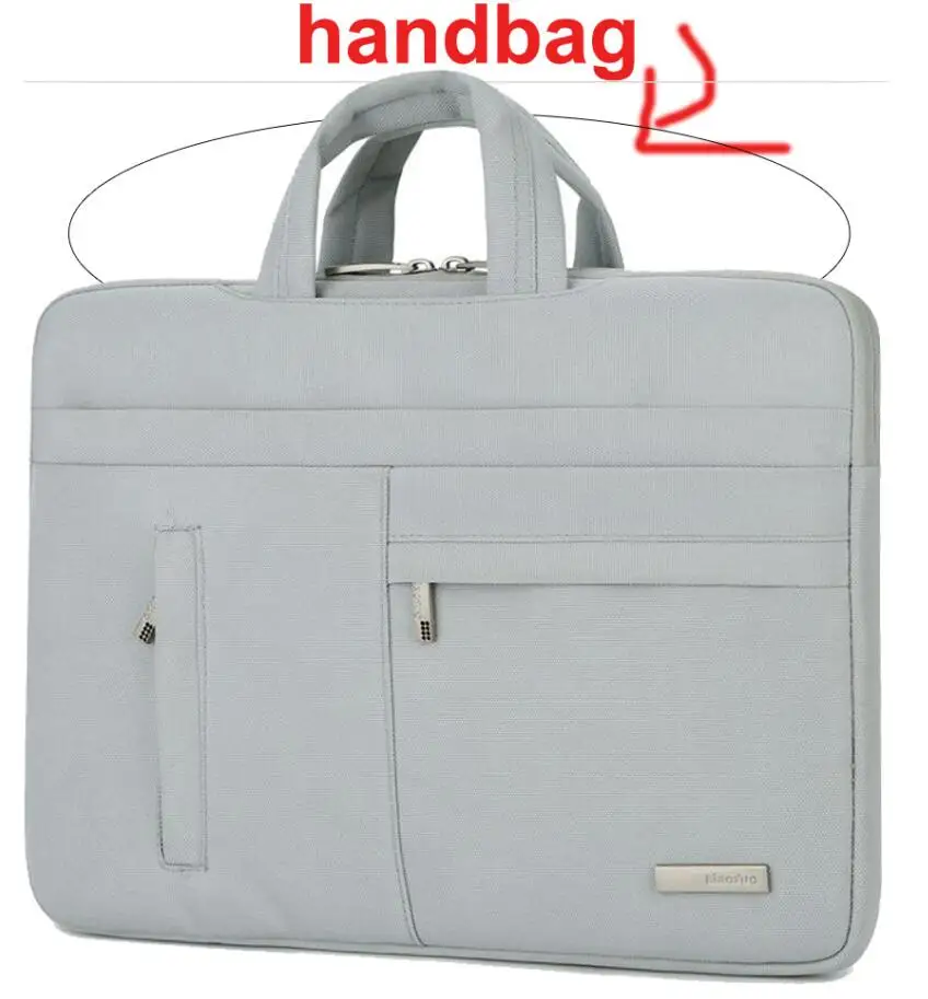 Nylon Laptop Sleeve Case Shoulder Bag For Macbook Air Pro Asus Dell HP Acer 13 14 15.4 15.6 Notebook Portable handbag 13.3